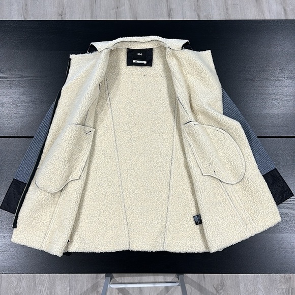 BDG Mixed Media Wool Sheep Cashmere Lining and Trim - S - Picture 6 of 13